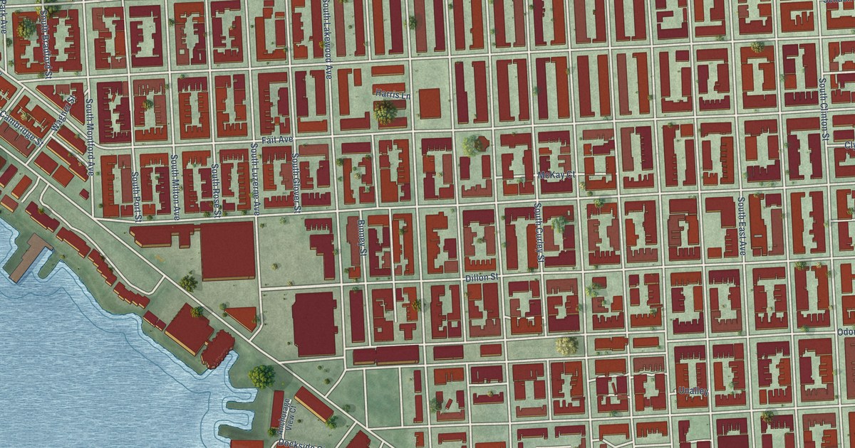 Map of Canton, Baltimore, Maryland in 2026