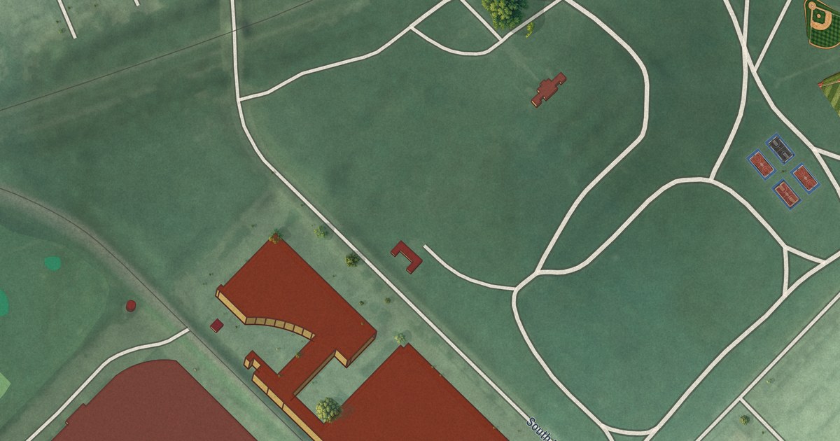 Map of Carroll Park, Baltimore, Maryland in 2026