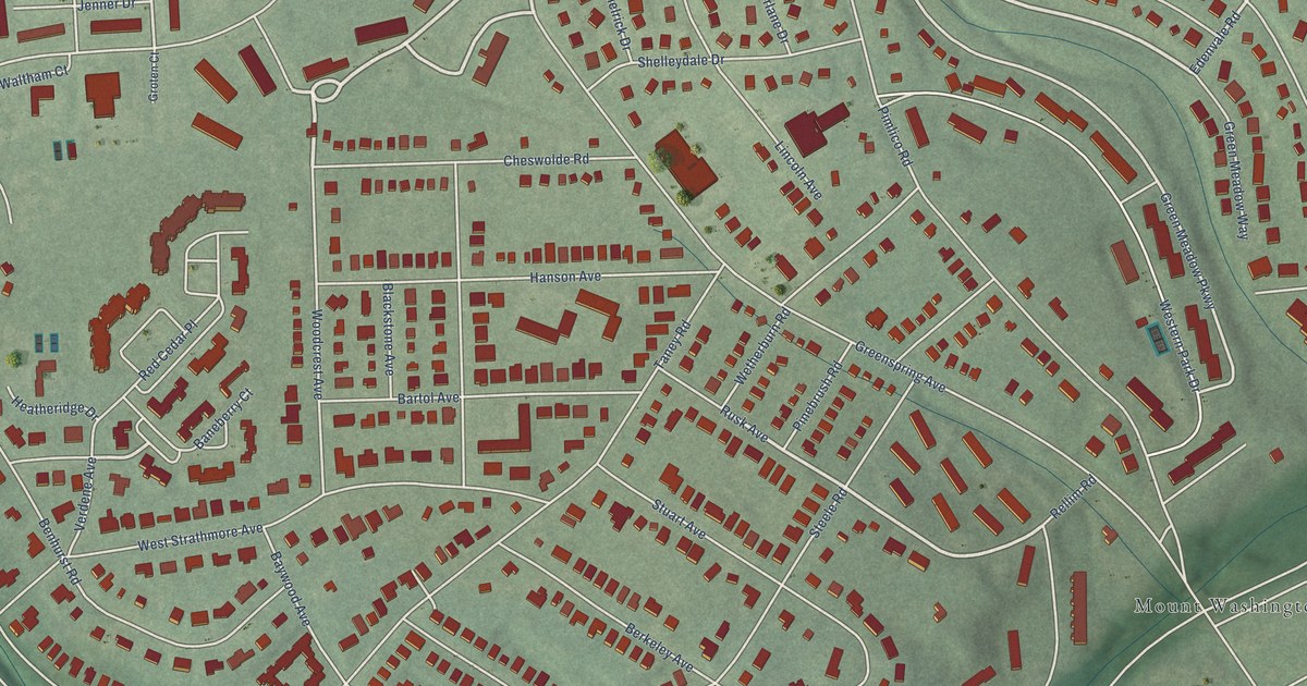 Map of Cheswolde, Baltimore, Maryland in 2026