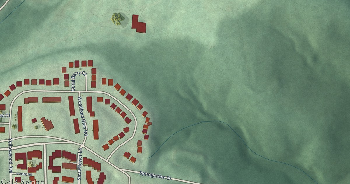 Map of Coldspring, Baltimore, Maryland in 2026