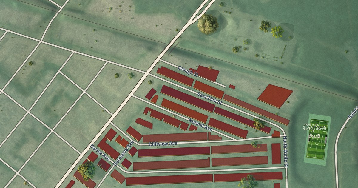 Map of Darley Park, Baltimore, Maryland in 2026