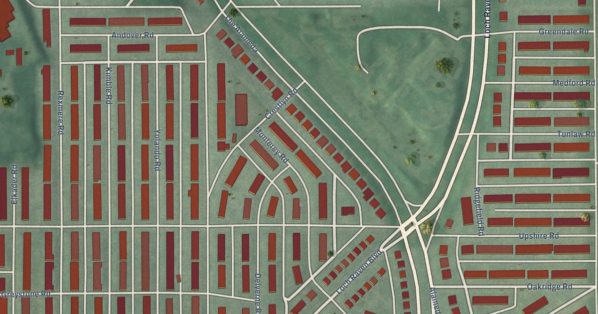 Map of Ednor Gardens-Lakeside, Baltimore, Maryland in 2026