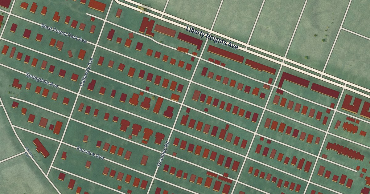 Map of Forest Park, Baltimore, Maryland in 2026