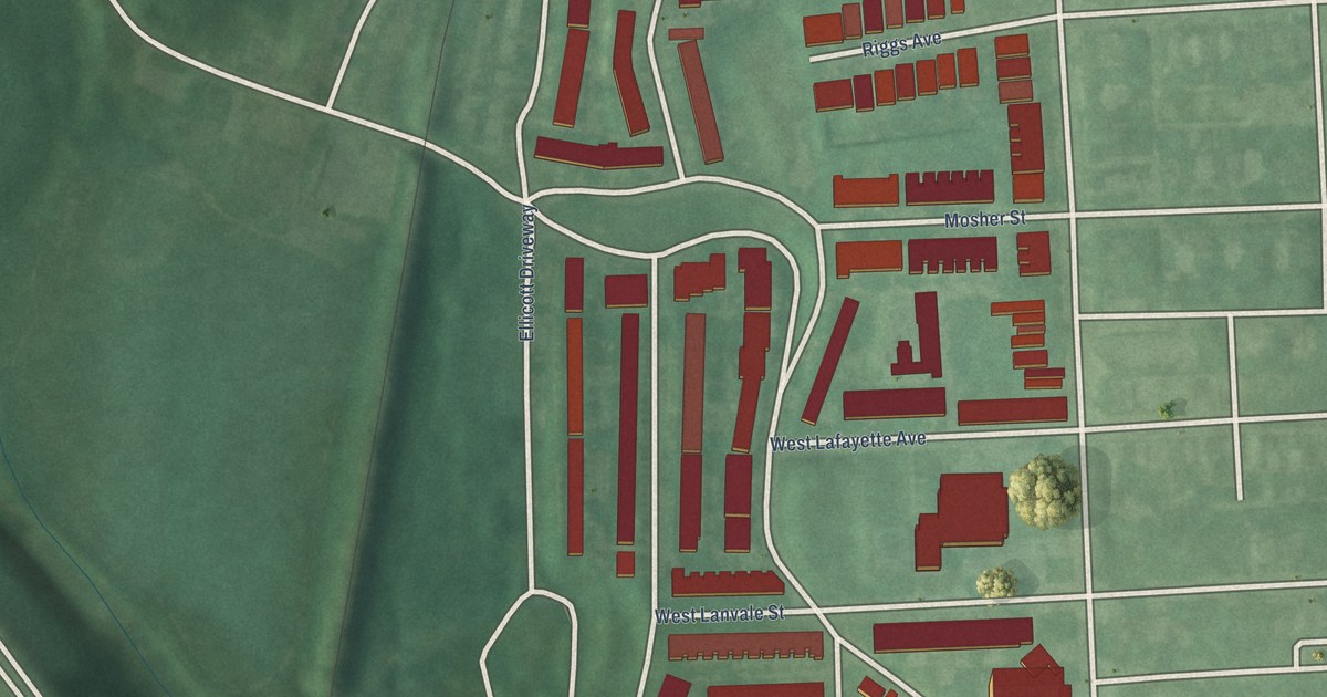 Map of Franklintown Road, Baltimore, Maryland in 2026