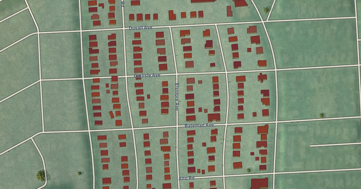 Map of Garwyn Oaks, Baltimore, Maryland in 2026