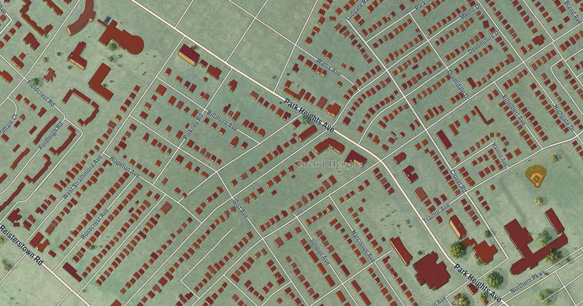 Map of Glen, Baltimore, Maryland in 2026
