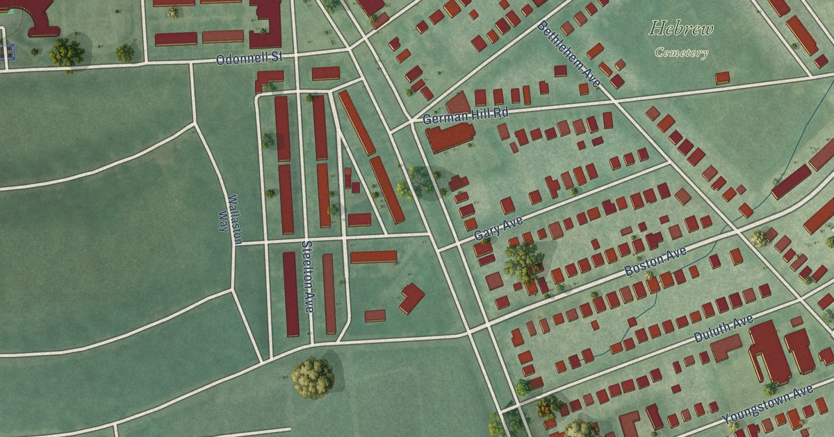 Map of Graceland Park, Baltimore, Maryland in 2026