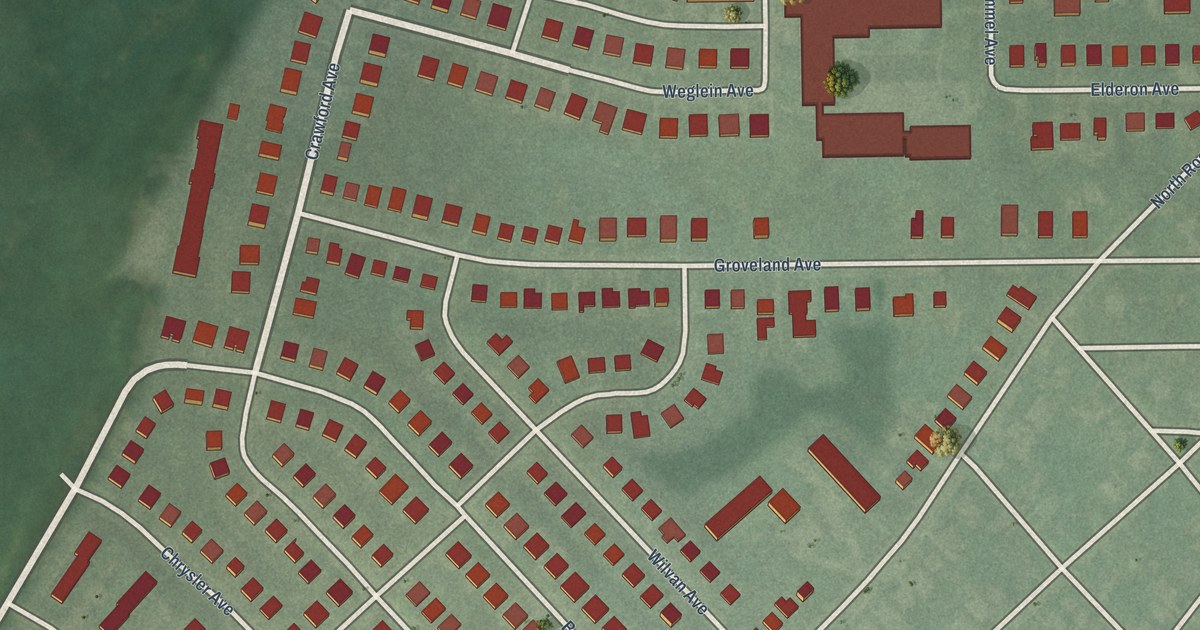 Map of Grove Park, Baltimore, Maryland in 2026