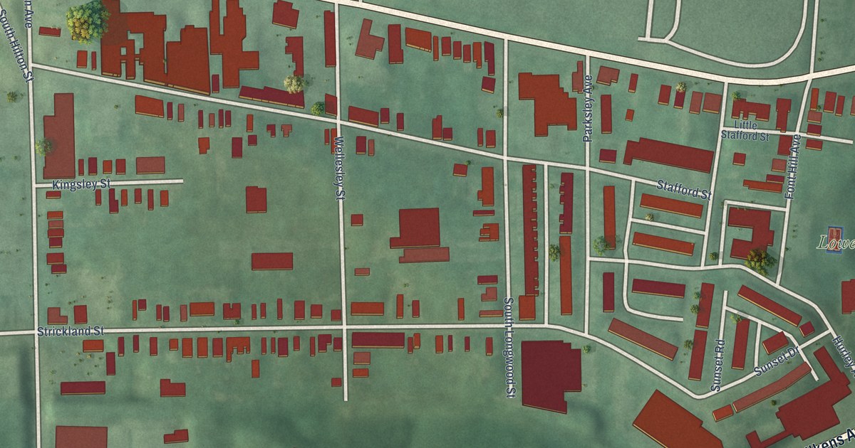 Map of Gwynns Falls, Baltimore, Maryland in 2026