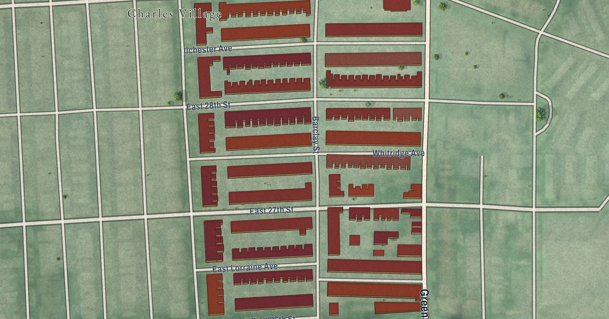 Map of Harwood, Baltimore, Maryland in 2026