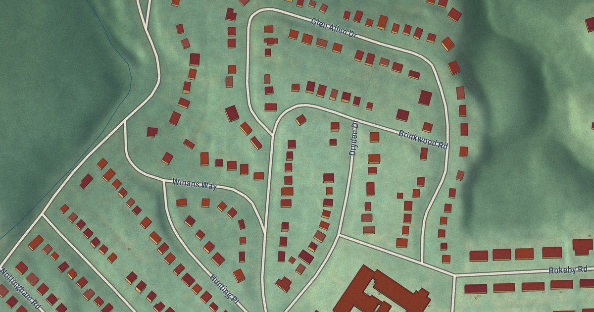 Map of Hunting Ridge, Baltimore, Maryland in 2026