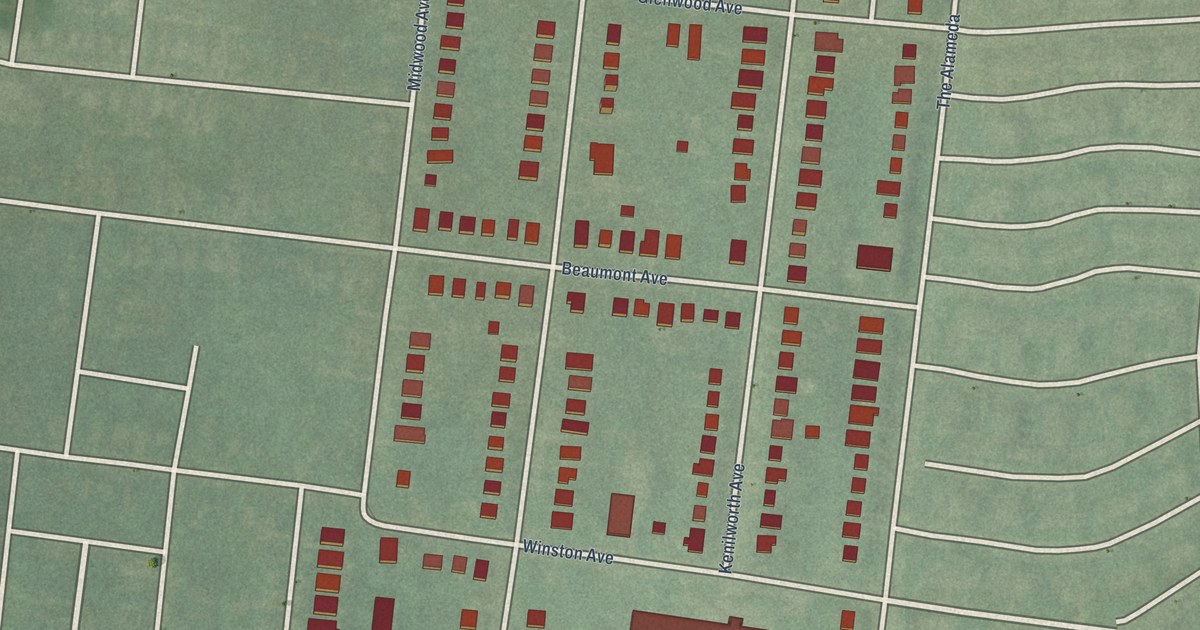 Map of Kenilworth Park, Baltimore, Maryland in 2026