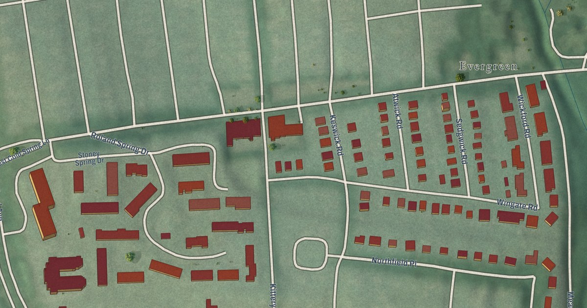Map of Keswick, Baltimore, Maryland in 2026