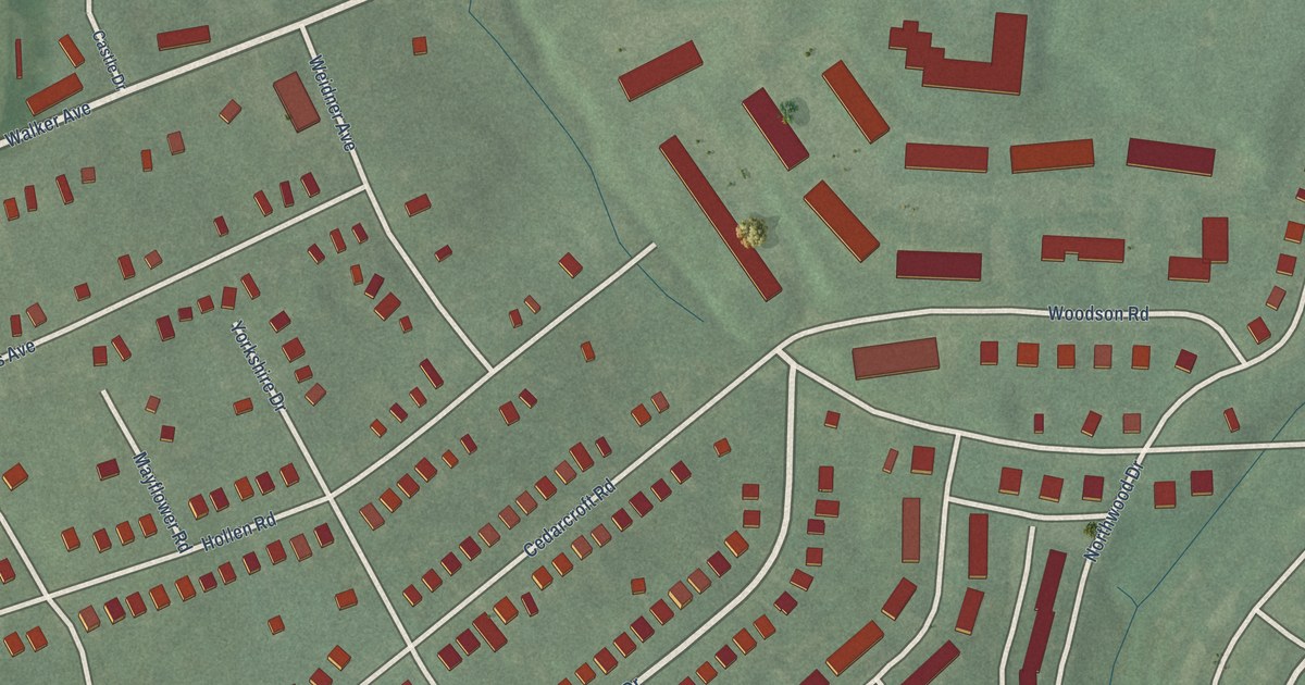 Map of Lake Walker, Baltimore, Maryland in 2026