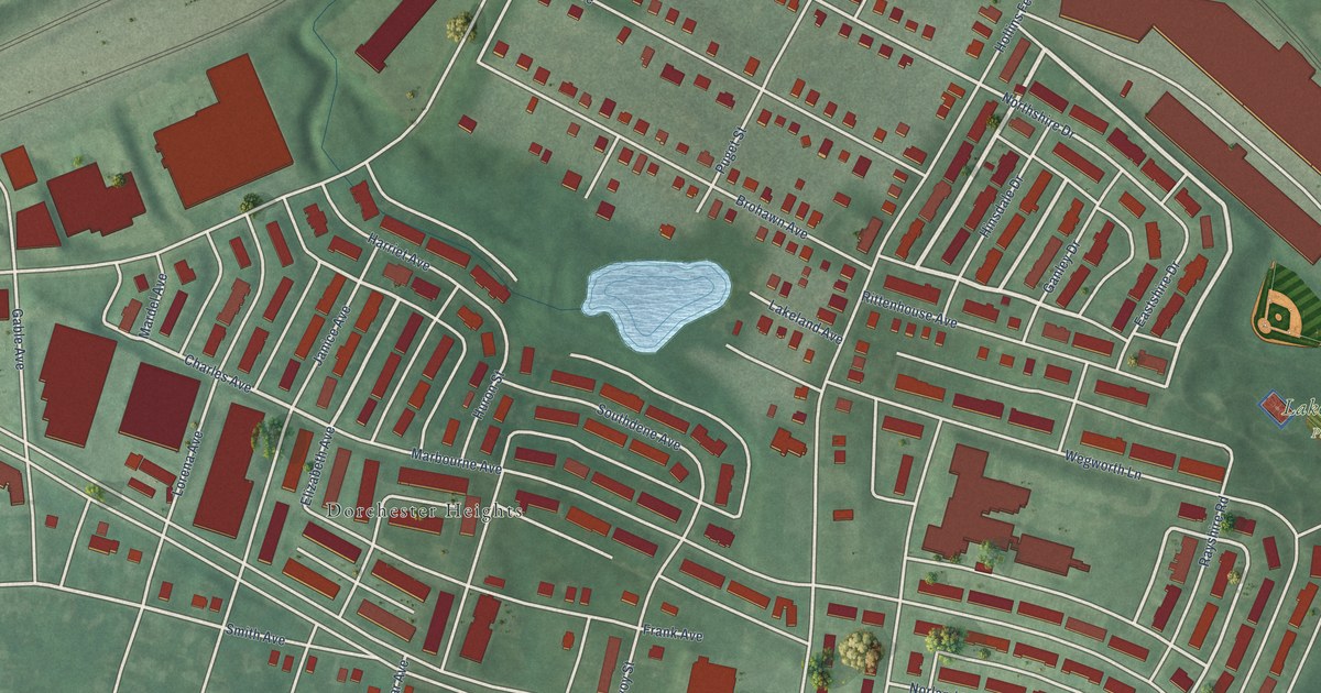 Map of Lakeland, Baltimore, Maryland in 2026