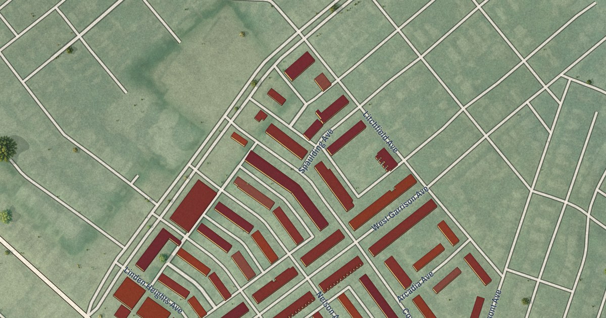 Map of Langston Hughes, Baltimore, Maryland in 2026