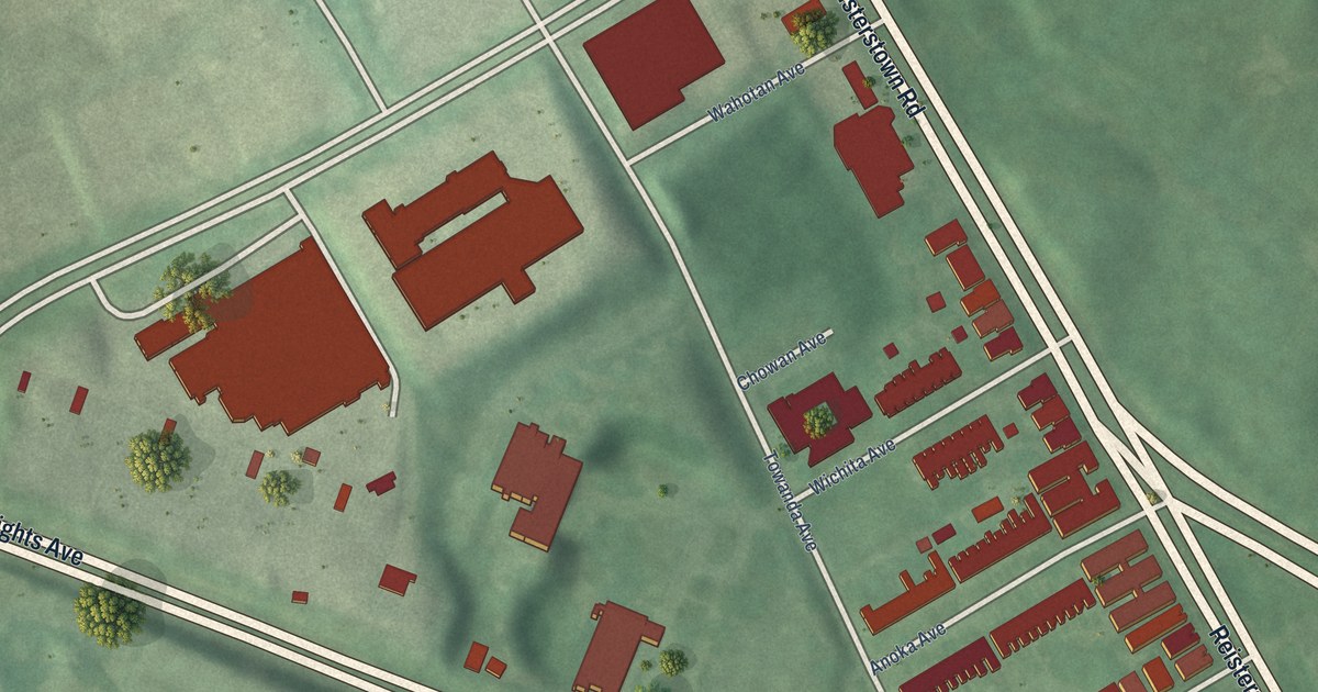 Map of Liberty Square, Baltimore, Maryland in 2026