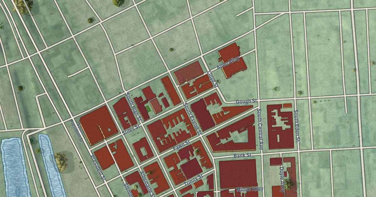Map of Little Italy, Baltimore, Maryland in 2026