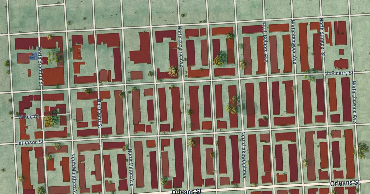 Map of McElderry Park, Baltimore, Maryland in 2026