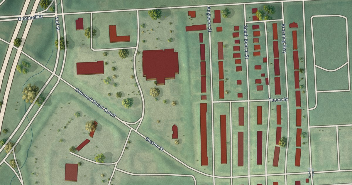 Map of Medford, Baltimore, Maryland in 2026