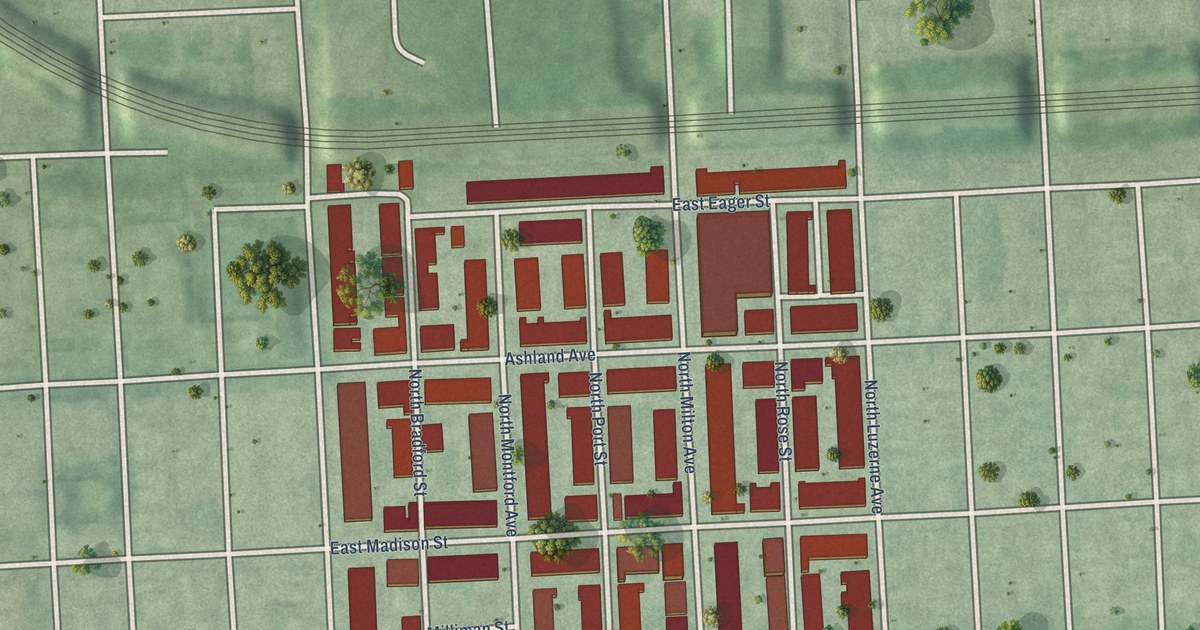 Map of Milton-Montford, Baltimore, Maryland in 2026