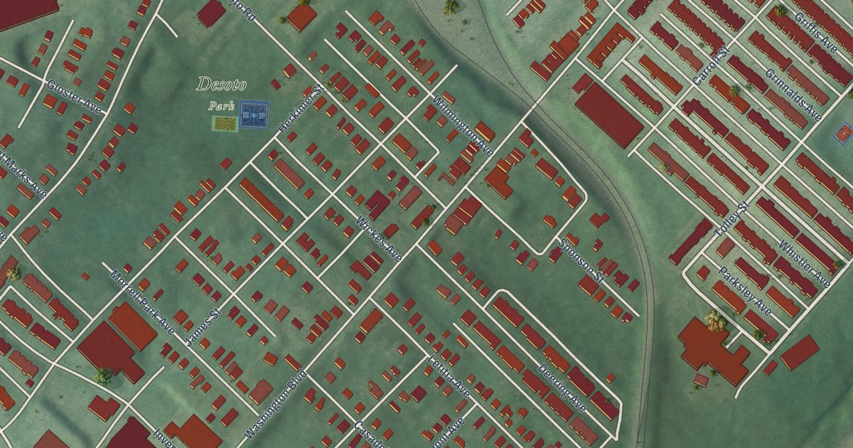 Map of Morrell Park, Baltimore, Maryland in 2026