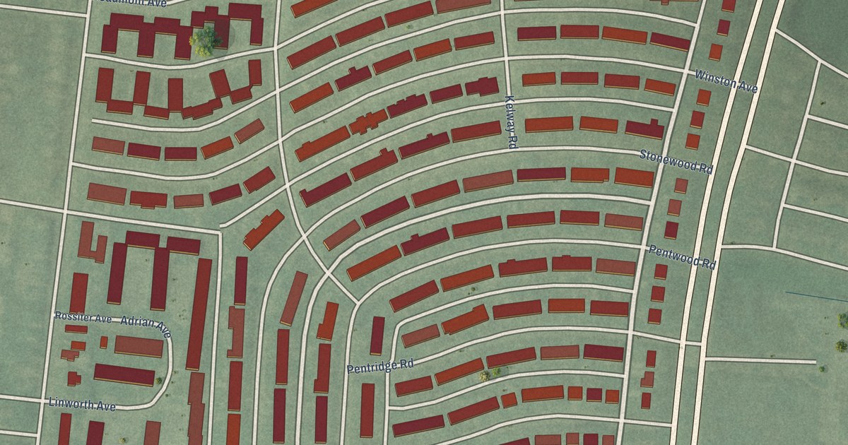 Map of New Northwood, Baltimore, Maryland in 2026