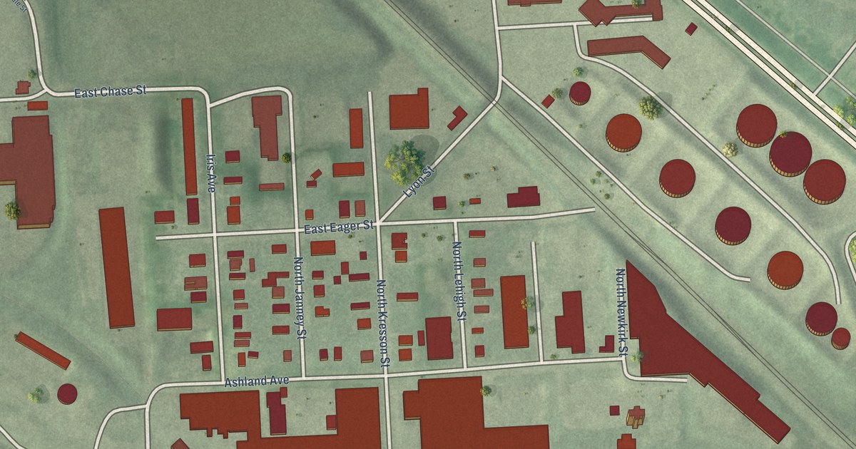 Map of Orangeville, Baltimore, Maryland in 2026