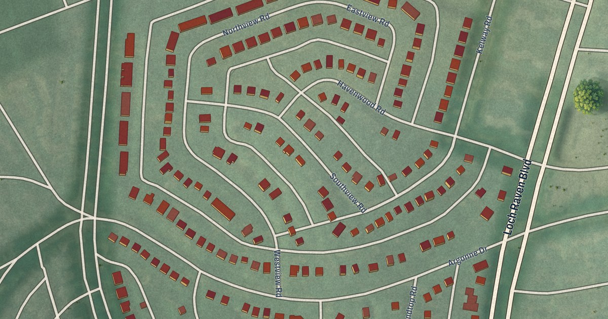 Map of Original Northwood, Baltimore, Maryland in 2026