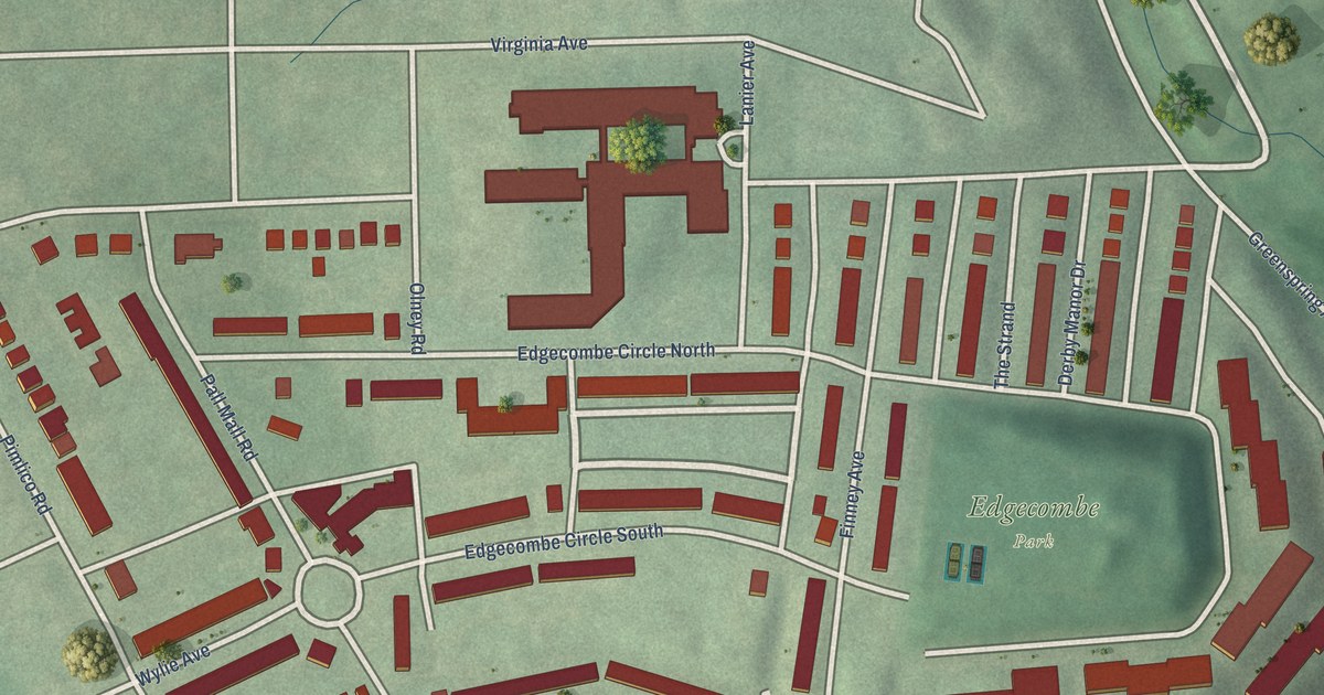 Map of Parklane, Baltimore, Maryland in 2026