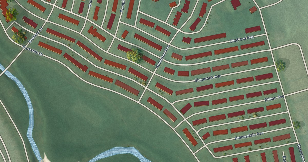 Map of Parkside, Baltimore, Maryland in 2026