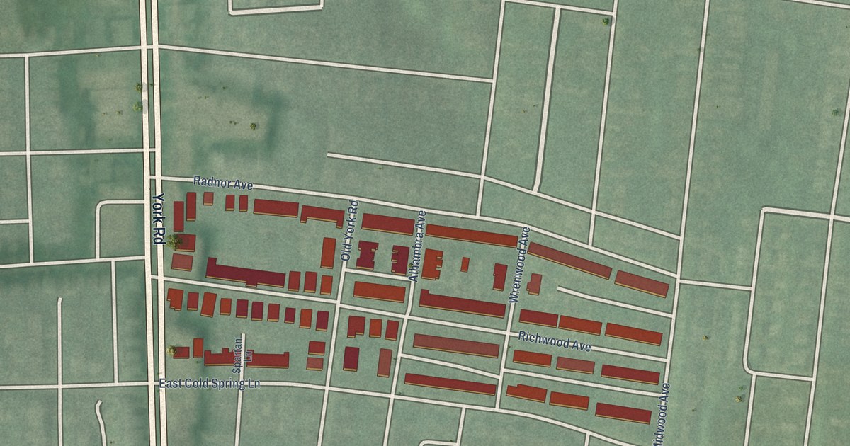 Map of Richnor Springs, Baltimore, Maryland in 2026