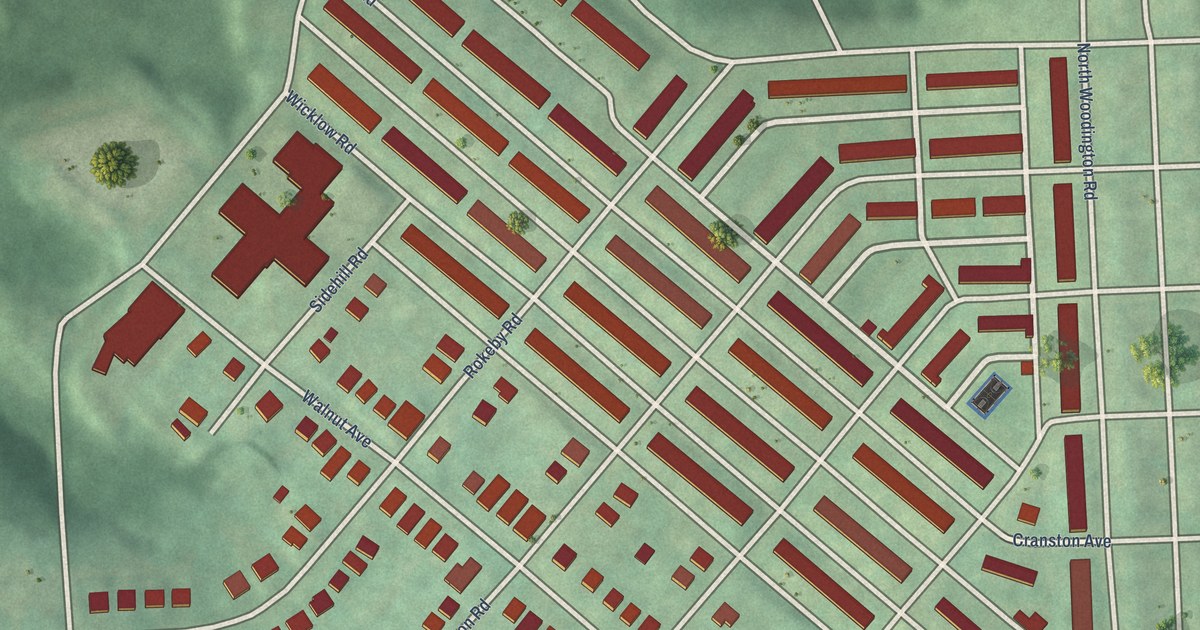 Map of Rognel Heights, Baltimore, Maryland in 2026
