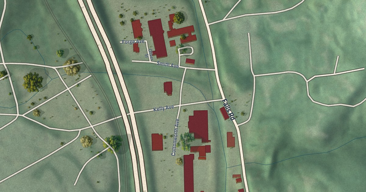 Map of Sabina-Mattfeldt, Baltimore, Maryland in 2026