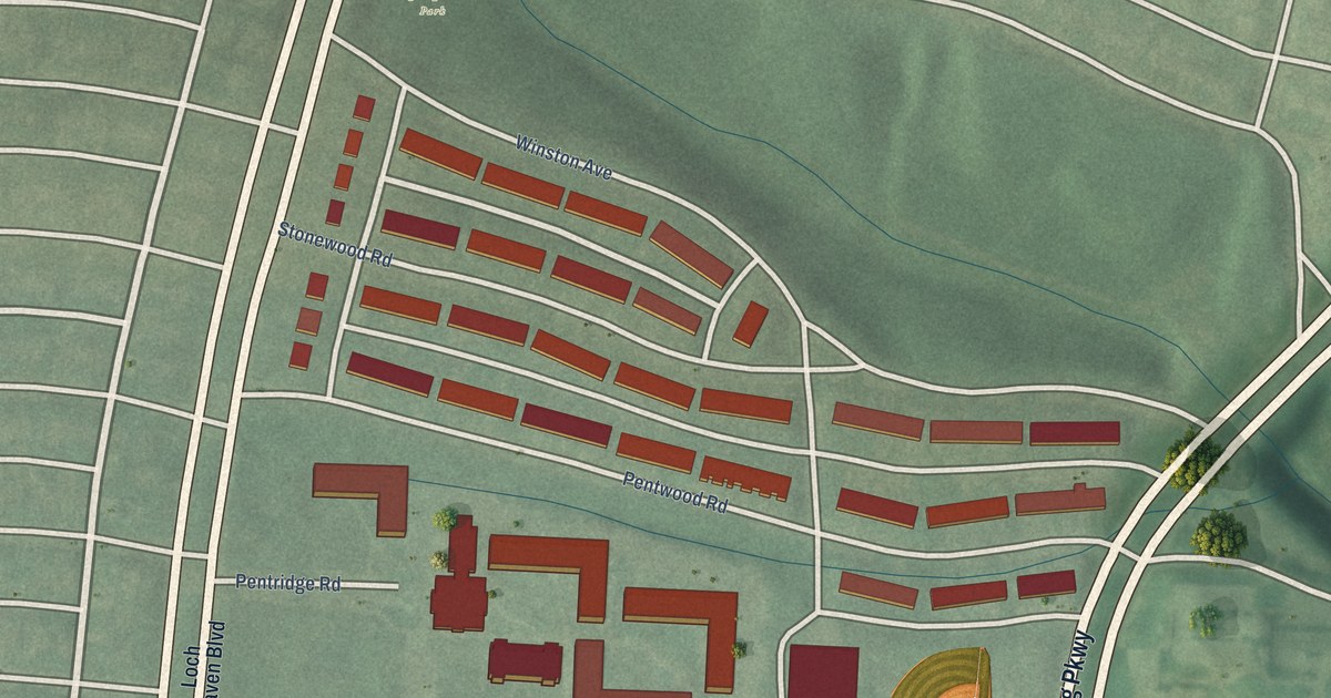 Map of Stonewood-Pentwood-Winston, Baltimore, Maryland in 2026