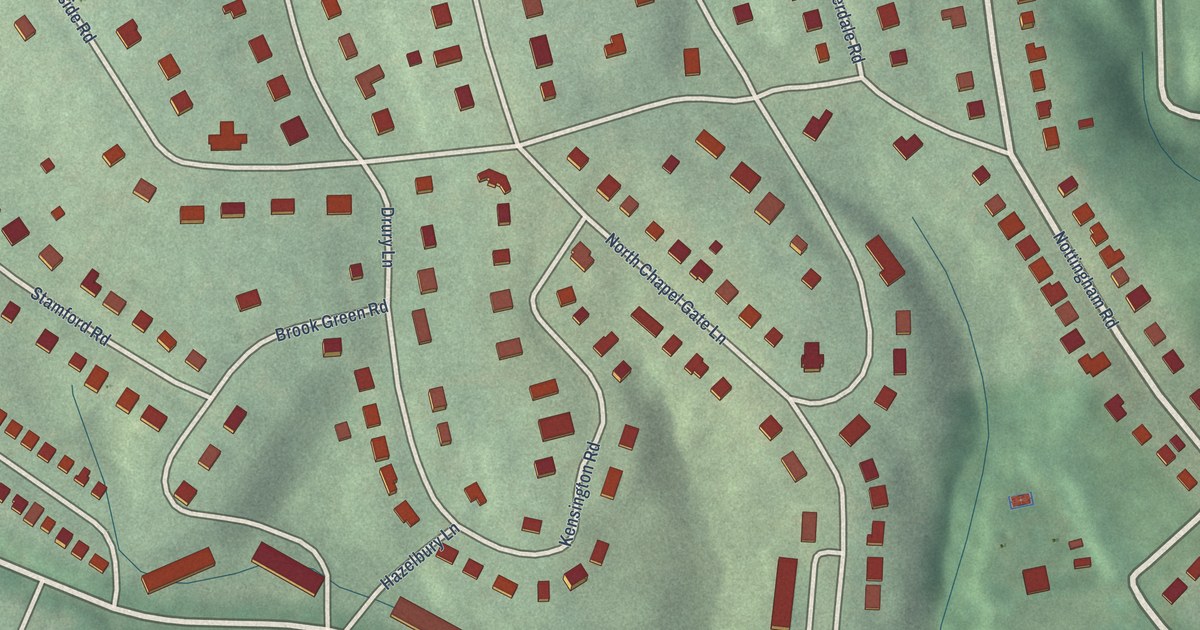 Map of Ten Hills, Baltimore, Maryland in 2026