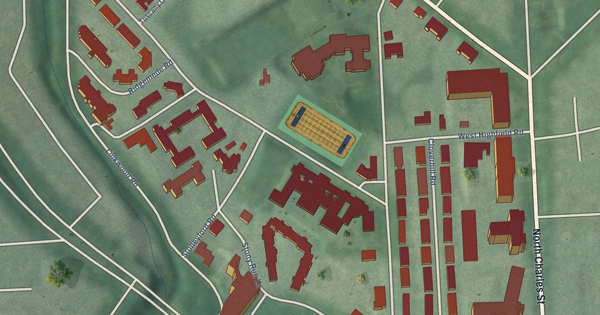 Map of Tuscany-Canterbury, Baltimore, Maryland in 2026