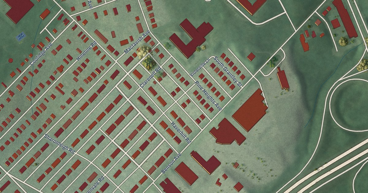 Map of Violetville, Baltimore, Maryland in 2026