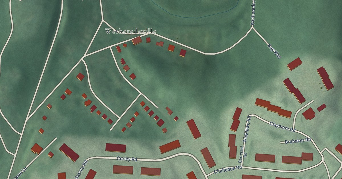 Map of Wakefield, Baltimore, Maryland in 2026
