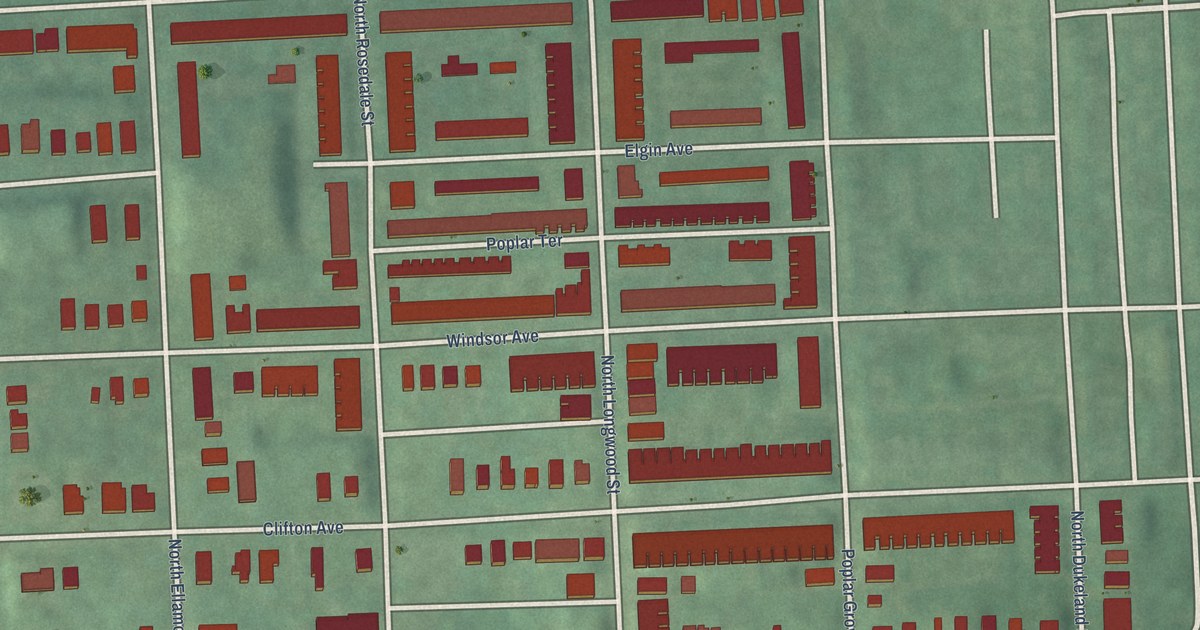 Map of Walbrook, Baltimore, Maryland in 2026