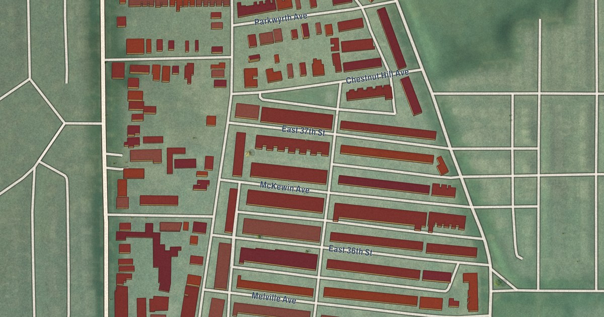 Map of Waverly, Baltimore, Maryland in 2026