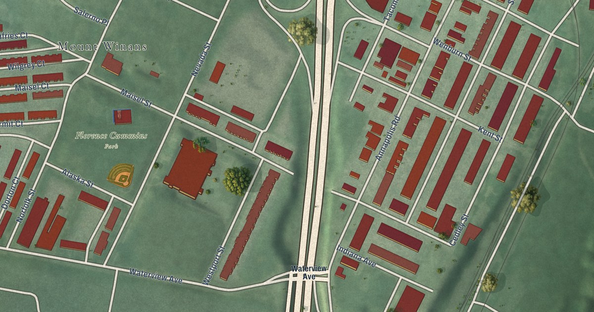 Map of Westport, Baltimore, Maryland in 2026