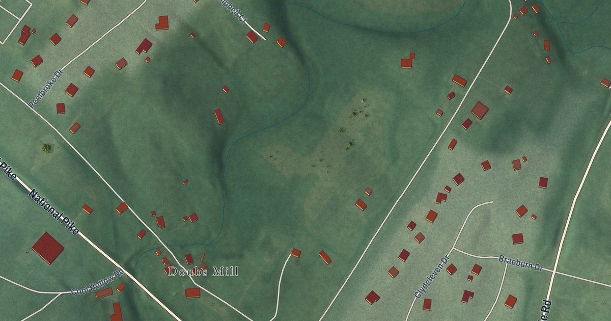 Map of Beaver Creek, Maryland in 2026