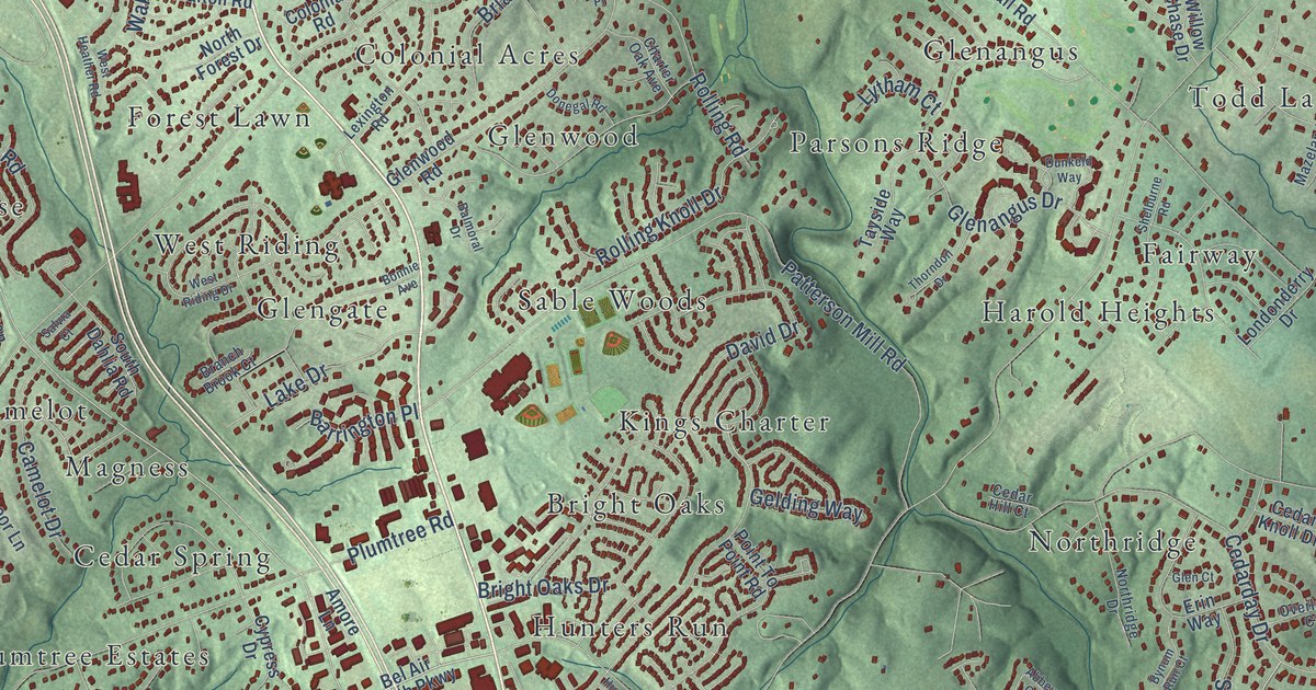Map of Bel Air South, Maryland in 2026