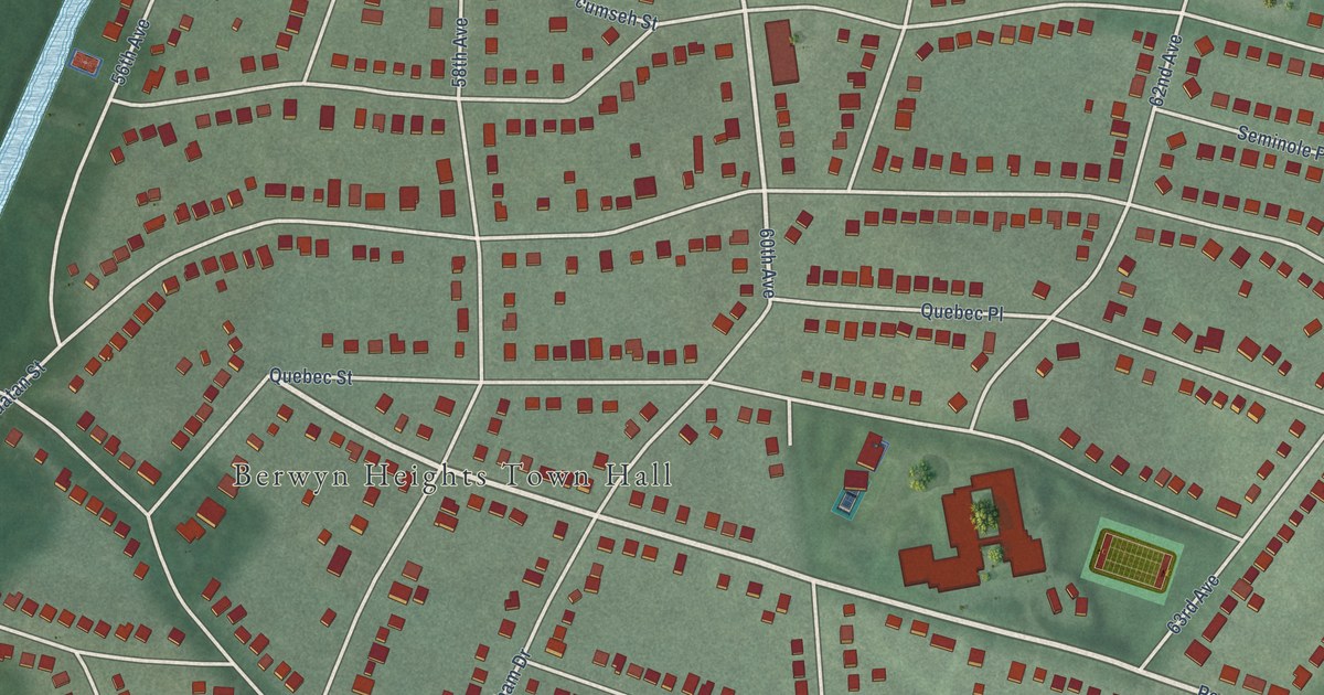 Map of Berwyn Heights, Maryland in 2026