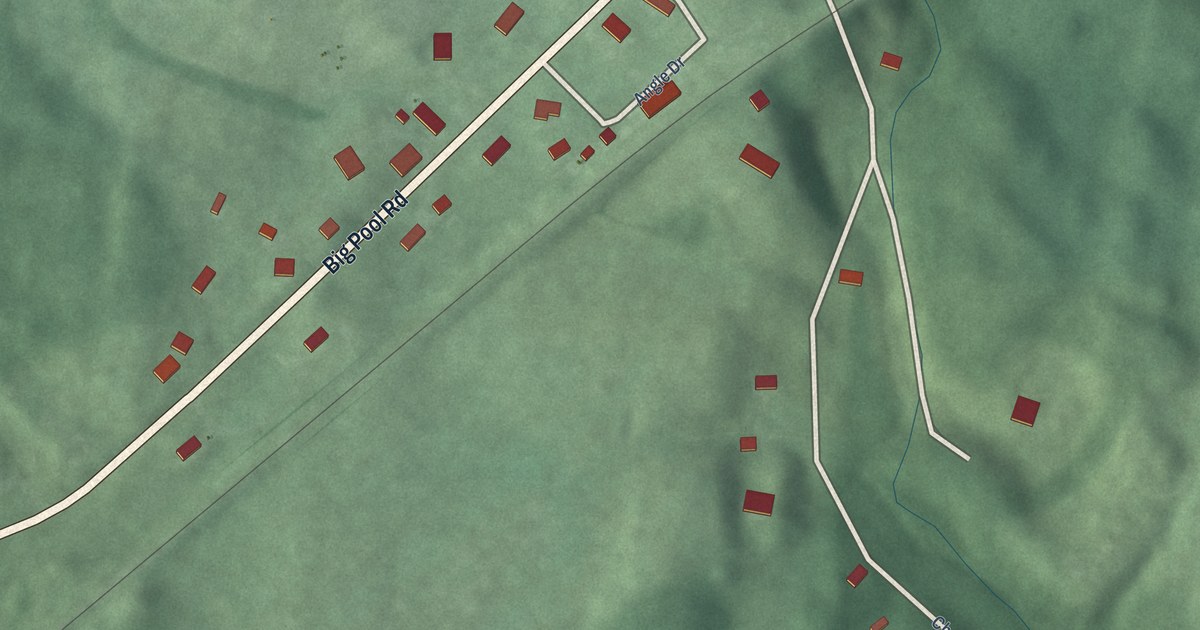 Map of Big Spring, Maryland in 2026