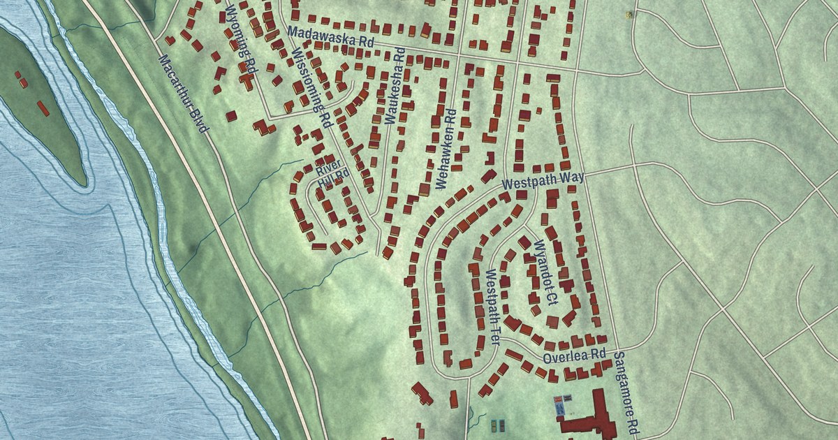 Map of Brookmont, Maryland in 2026