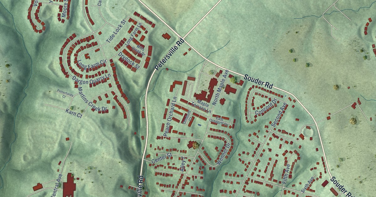 Map of Brunswick, Maryland in 2026