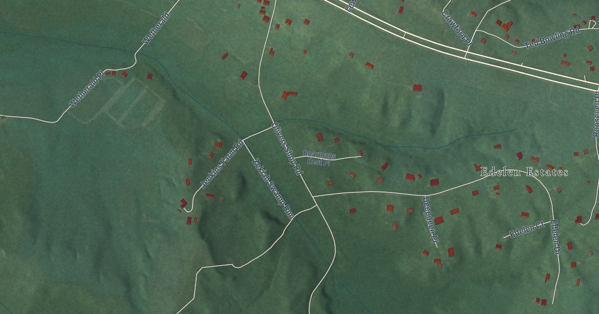 Map of Bryantown, Maryland in 2026