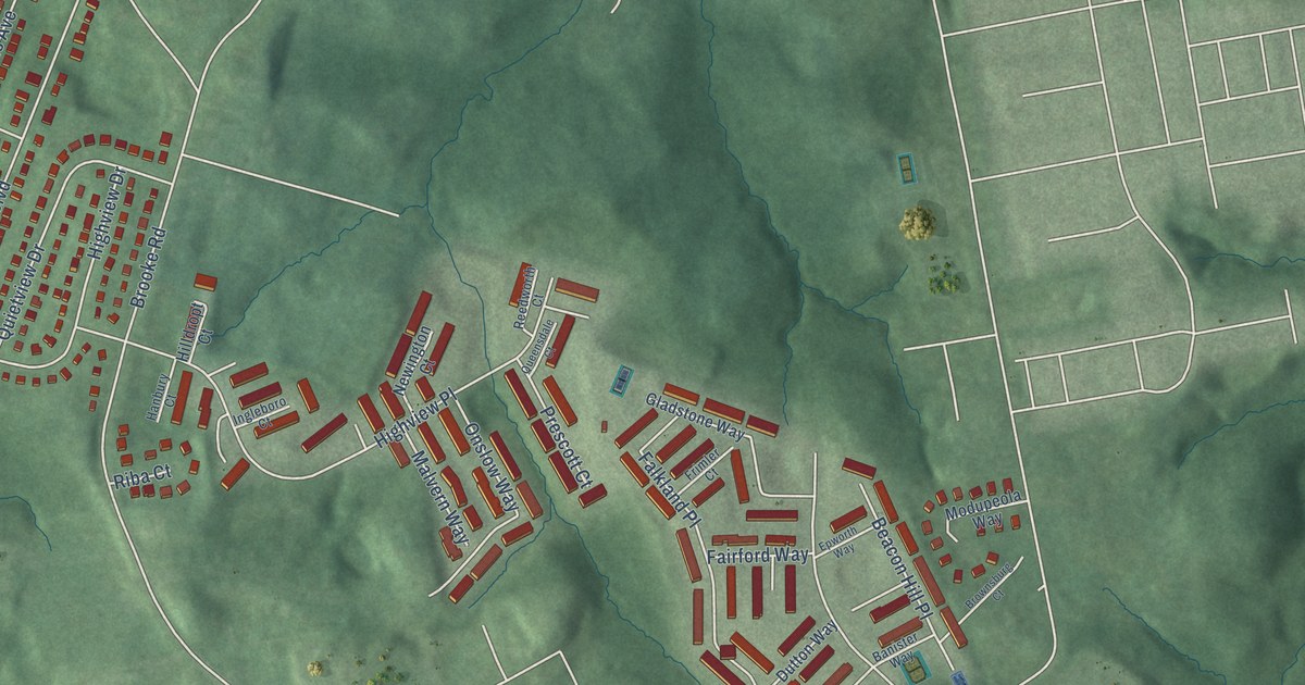 Map of Capitol Heights, Maryland in 2026